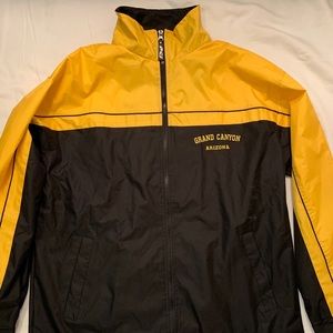 Yellow windbreaker